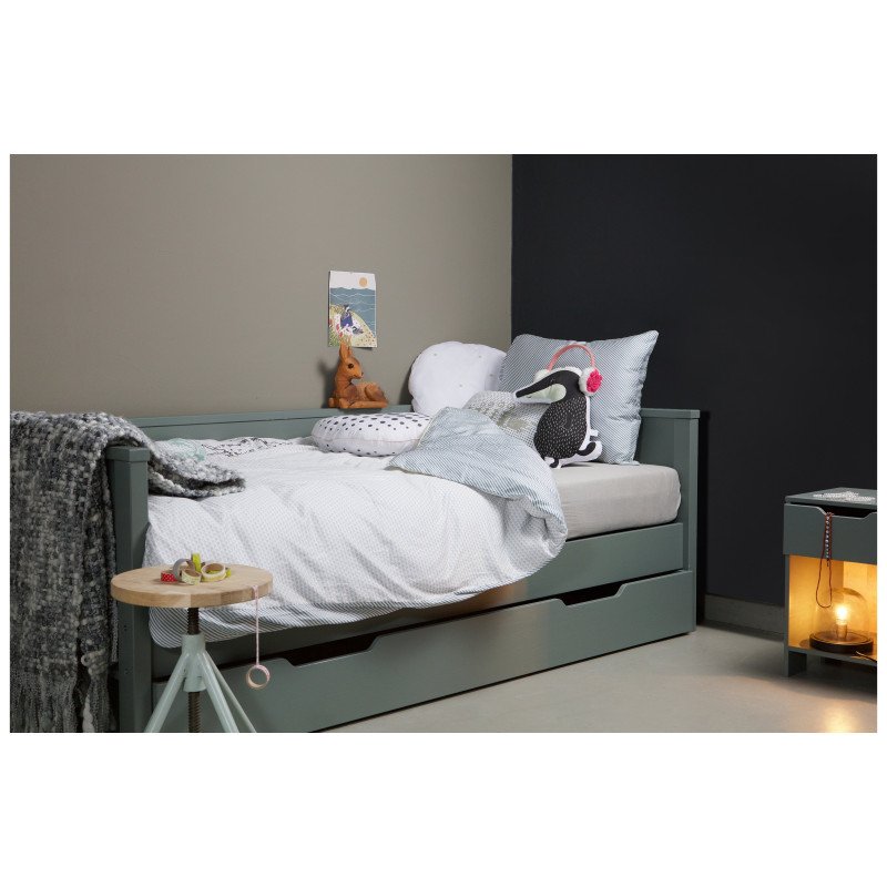 Canapé lit enfant en pin ARISTOPHANES - Woood DHK - 10