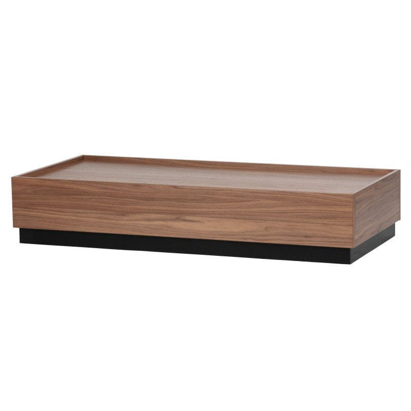 Table basse rectangulaire style moderne bois massif, marque Vtwonen