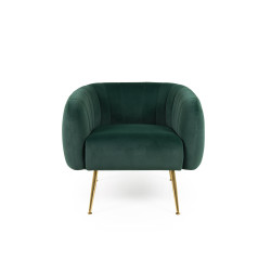 Fauteuil lounge 1 personne scandinave-MILLY