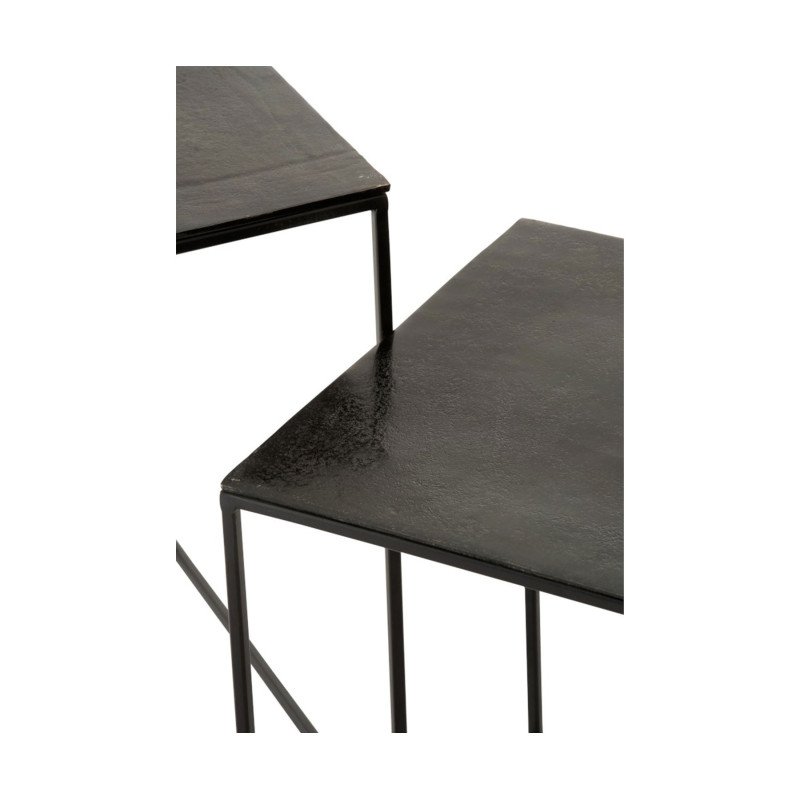 Set de 2 tables gigognes en métal OLIPA - J-line