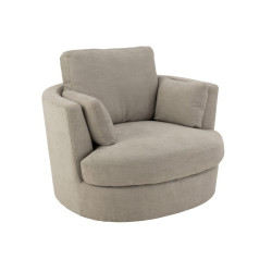 Fauteuil pivotant en tissu FRIPA