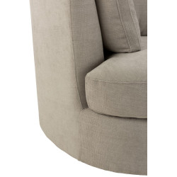 Fauteuil pivotant en tissu FRIPA