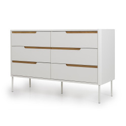 Commode contemporaine 6 tiroirs PATIPATI