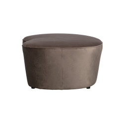 Grand pouf contemporain en velours VORA