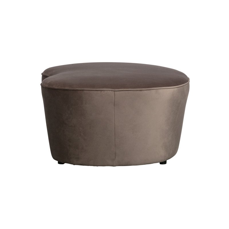 Grand pouf contemporain en velours VORA