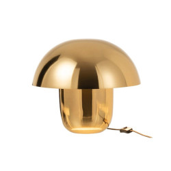 Lampe design champignon métal doré SEZIM