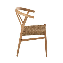 Chaise en bois clair style nordique LOJIME