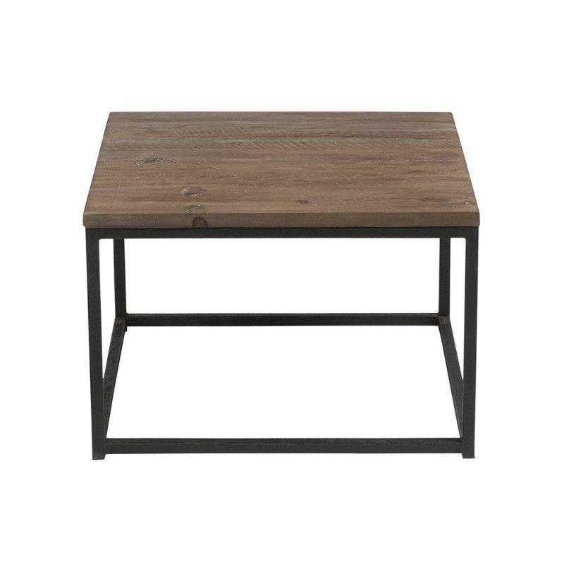 Table basse minimaliste en bois et métal ALEXIA - J-line