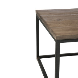 Table basse minimaliste en bois et métal ALEXIA - J-line