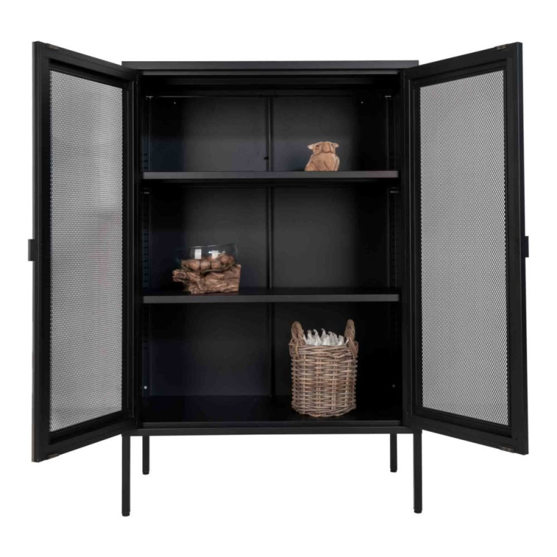 Armoire vitrée scandinave-HELOISA