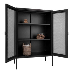 Armoire vitrée scandinave-HELOISA