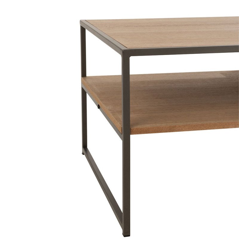 Table basse design en bois avec tiroir ZATI