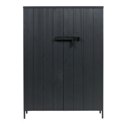 Armoire bois rangement contemporaine-BETTY