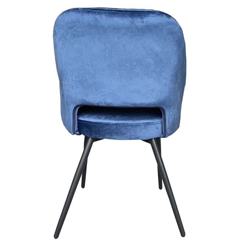 Lot de 2 chaises velours-OLLY