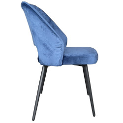 Lot de 2 chaises velours-OLLY