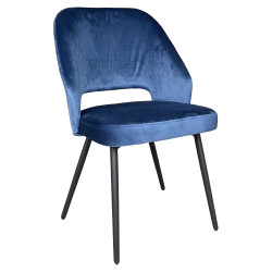 Lot de 2 chaises velours-OLLY