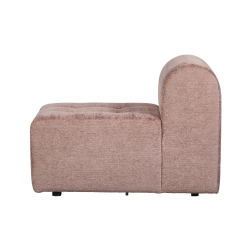 Canapé modulable section fauteuil 1 place en velours