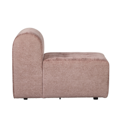 Canapé modulable section fauteuil 1 place en velours