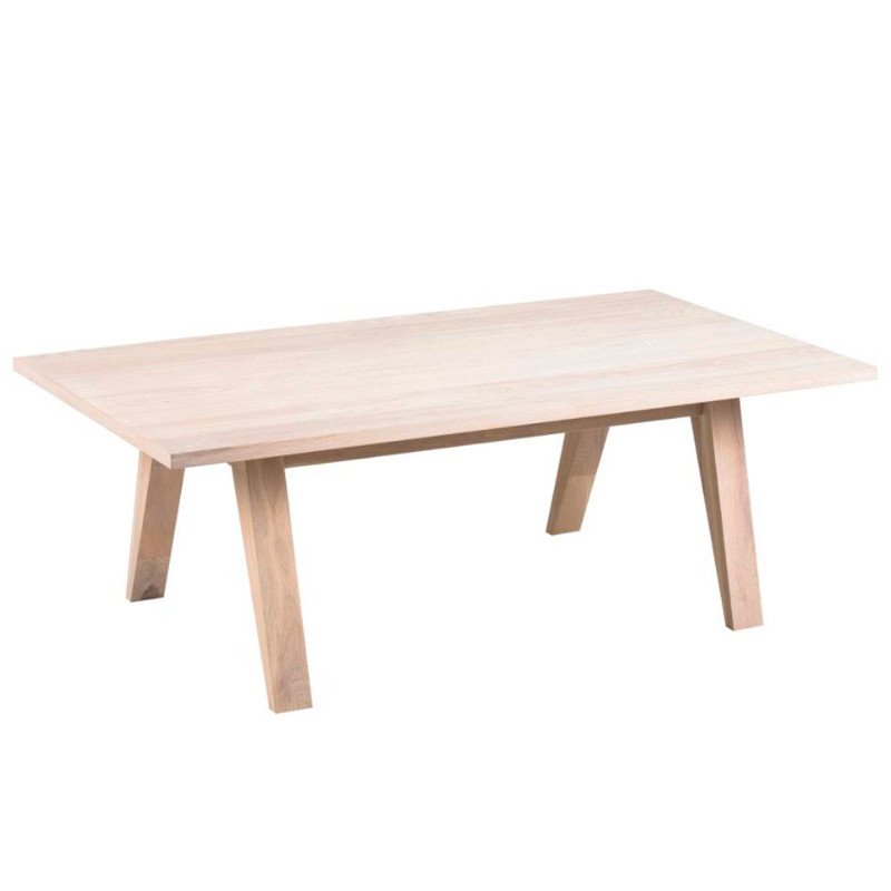Table basse rectangulaire en bois de chêne LINA