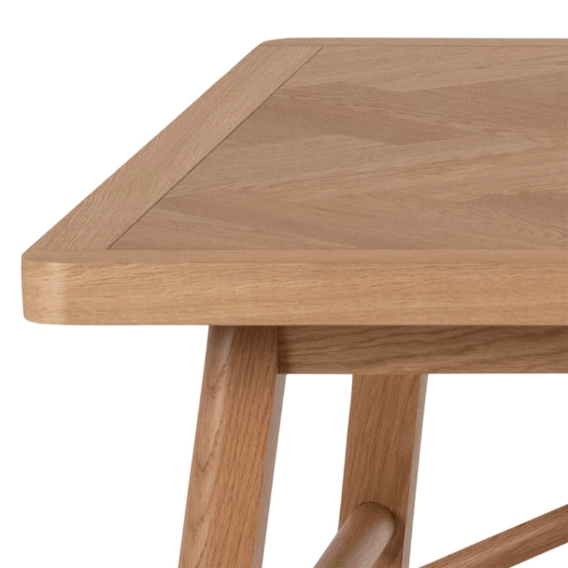 Table à manger moderne en bois massif GALO