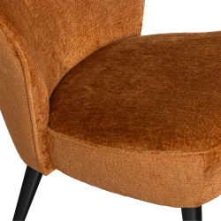 Fauteuil crapaud velours ELLA