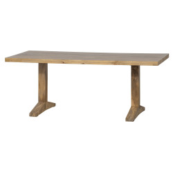 Table à manger rectangulaire 200x90cm en bois de manguier naturel LEX