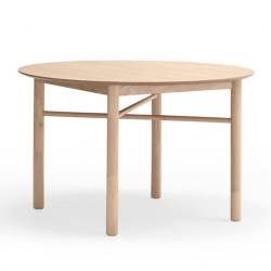 Table à manger ronde 120 cm en bois JUNCO