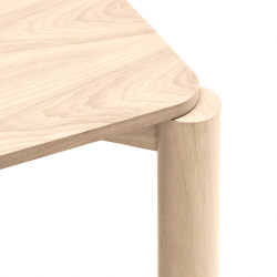 Grande table à manger rectangulaire en bois ATLAS