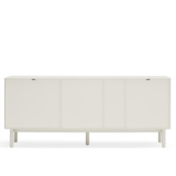 Grand buffet bas 6 tiroirs 1 porte avec niche CORVO