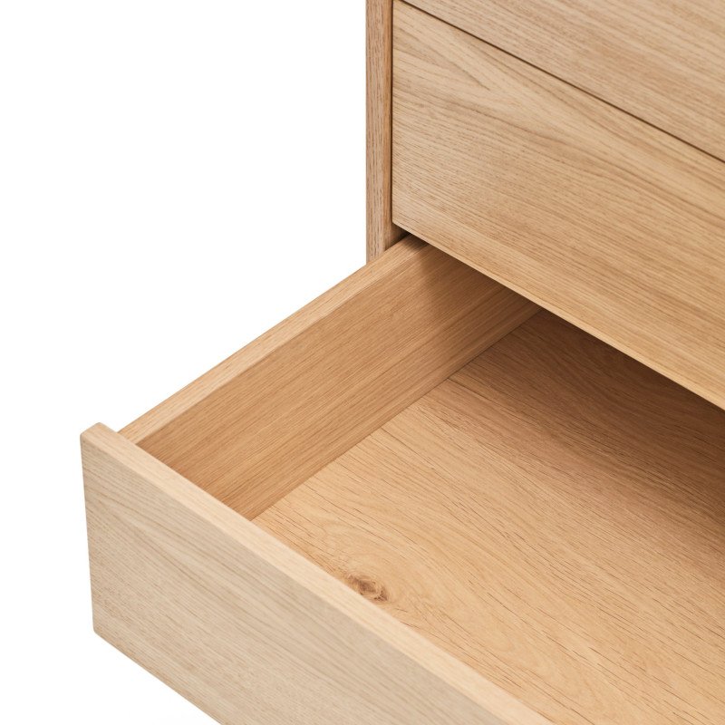 Commode tendance 4 tiroirs en bois et métal YOKO