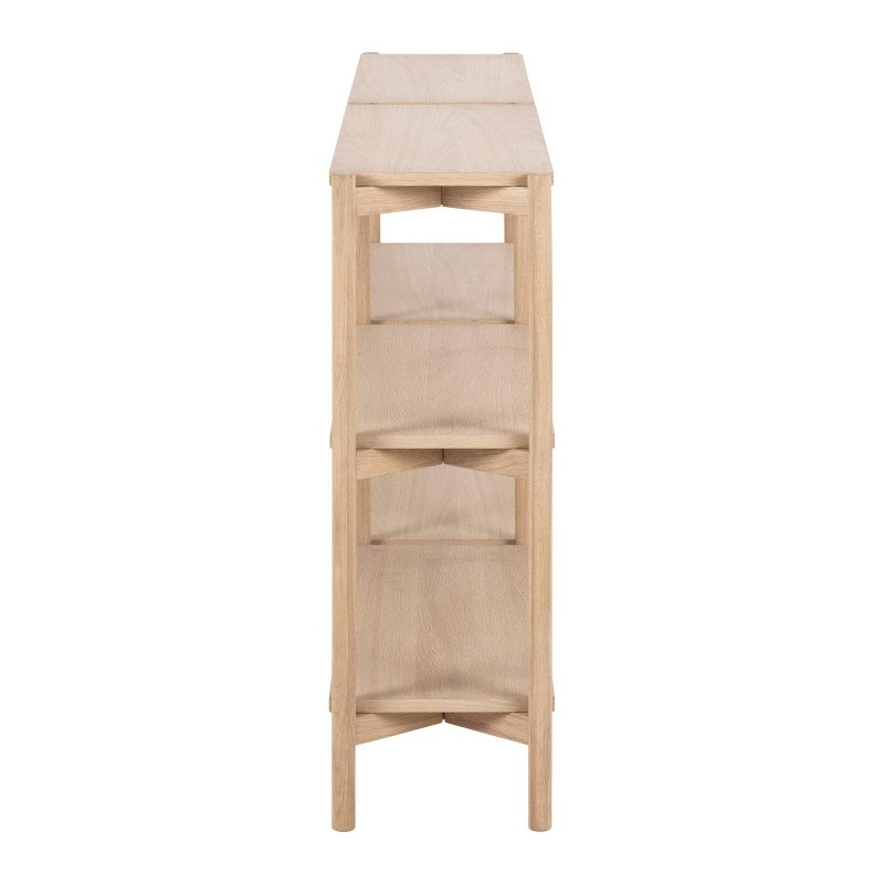 Etagère basse moderne en bois de chêne AMBON