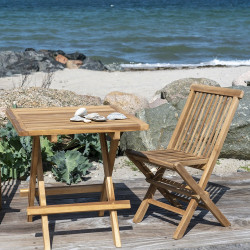 Chaise extérieur enfant en teck TORETO