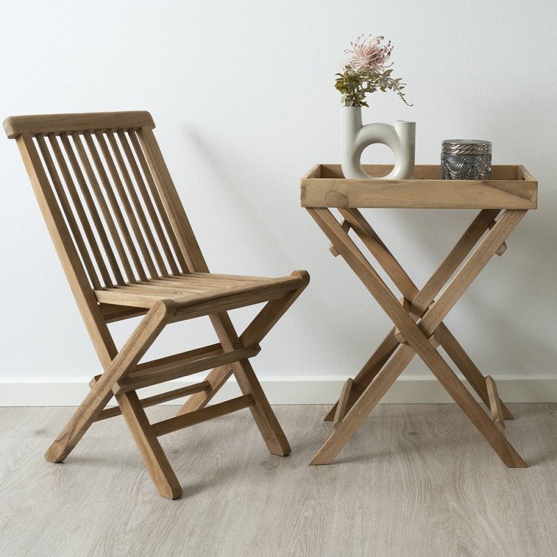 Chaise extérieur enfant en teck TORETO