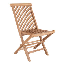 Chaise extérieur en bois teck TORETO