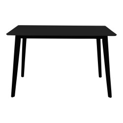 Table à manger en bois noir 120cm SIANA