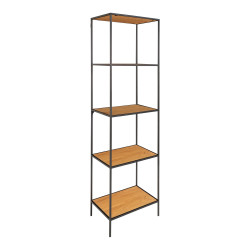 Etagère 5 tablettes en métal et bois 170cm GIVAUDE