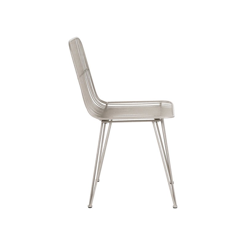 Chaise en metal design LOMAR