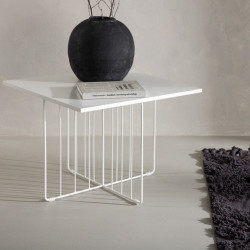 Table basse contemporaine en métal pied design BILLY