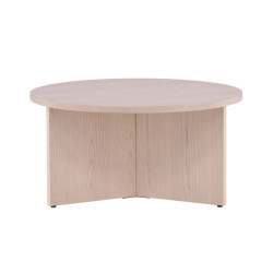 Table basse ronde en bois 65cm IKY