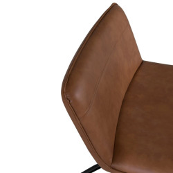 Fauteuil relax avec repose pied en simili CAMIL