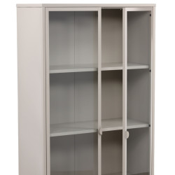 Armoire avec portes vitrées en métal 190cm DIDI