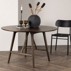 Table à manger ronde en bois 100cm MACIA