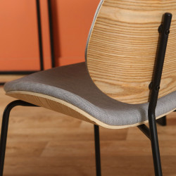 Chaise design scandinave naturelle-KARMA