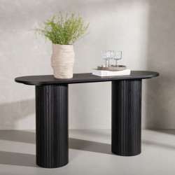 Table d'appoint moderne en bois BLAMPA