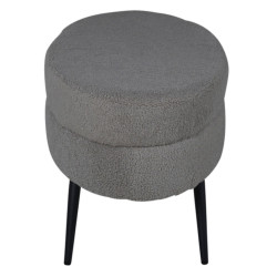 Banc oval tendance en peluche LOSTO