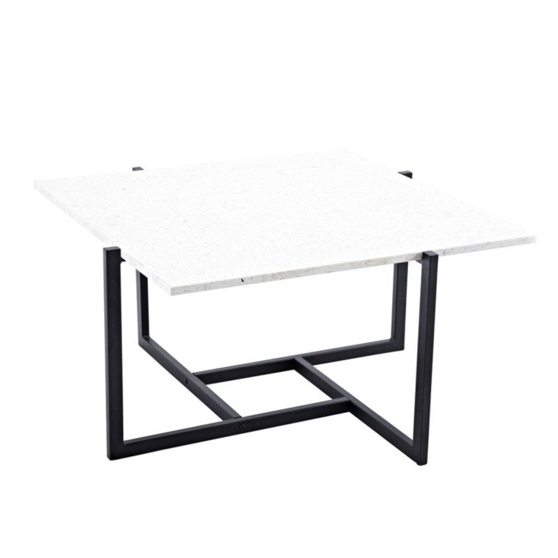 Table basse carrée tendance 80cm STUDDY