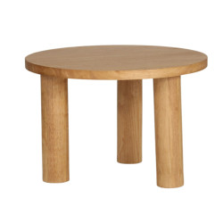 Table basse moderne 3 pieds en bois massif WAPPA