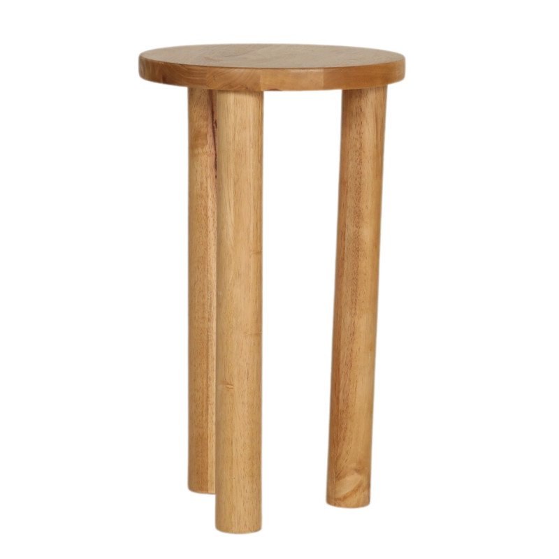 Table d'appoint haute 3 pieds en bois WAPPA