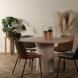 Chaise de salle à manger simili cuir HARONA - COD Furnitures