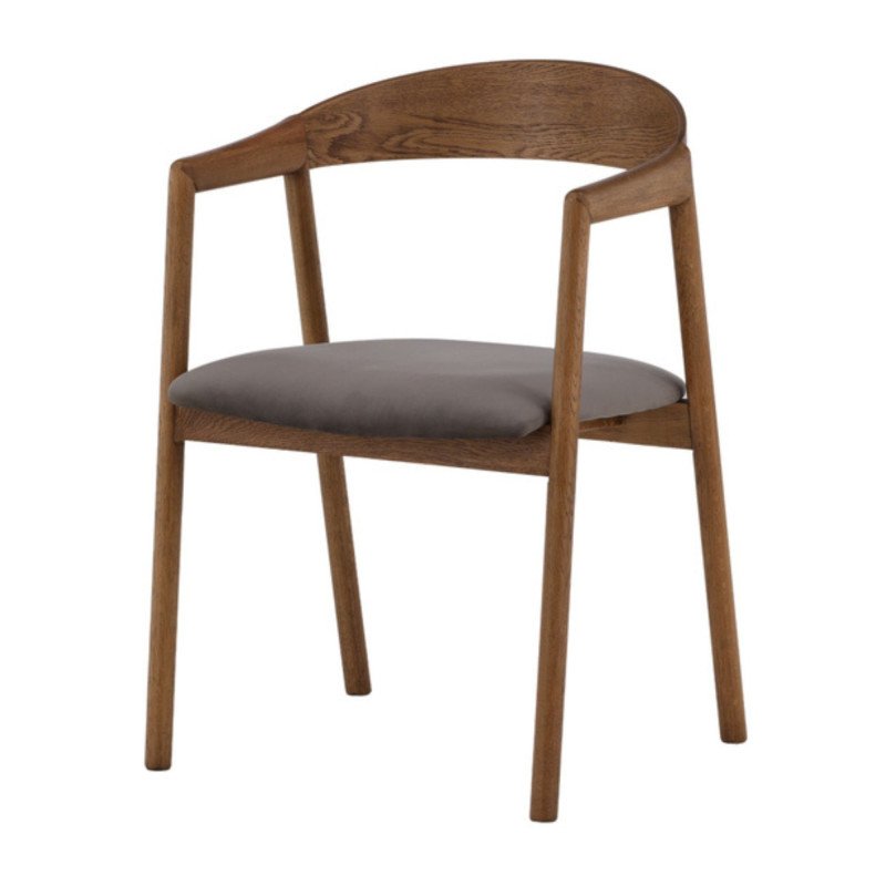 Lot de 2 chaises moderne en bois MAITE